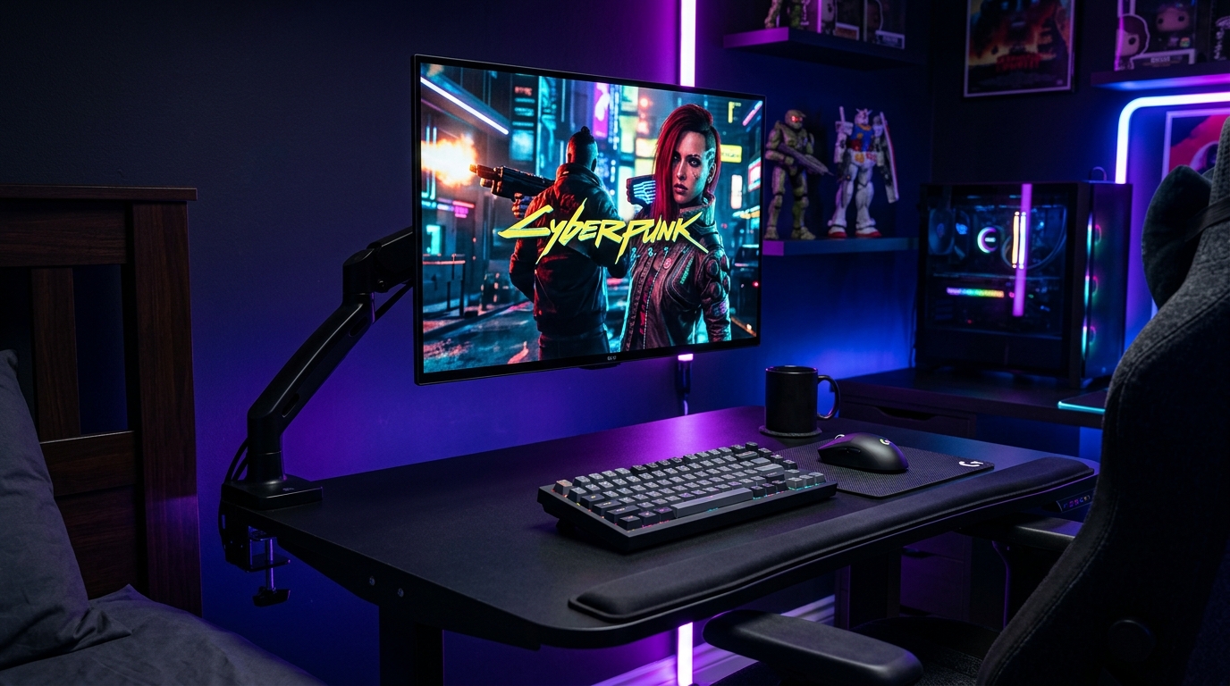 Bed Gaming Setup: Console and PC Gaming Without a Desk