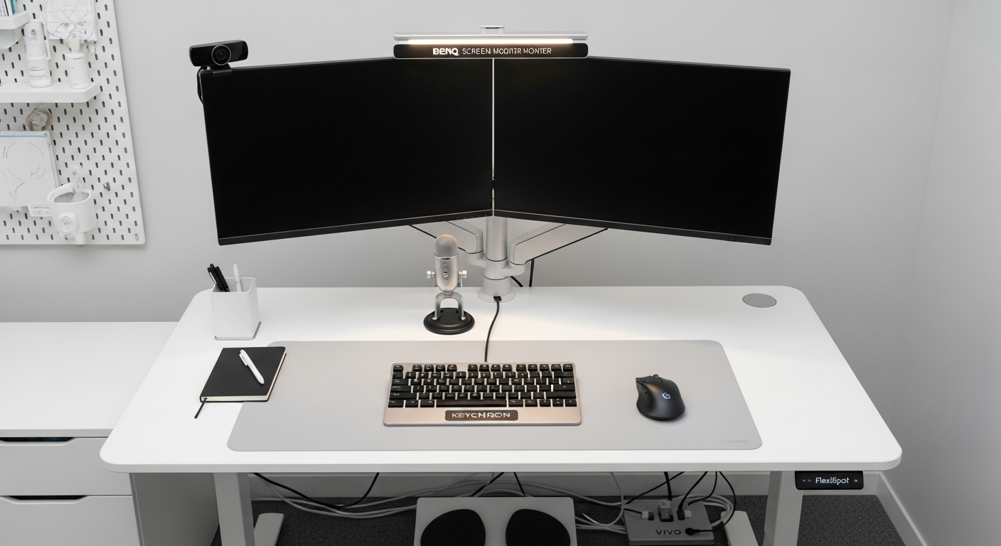 Dual Monitor Work From Home Setup for Productivity