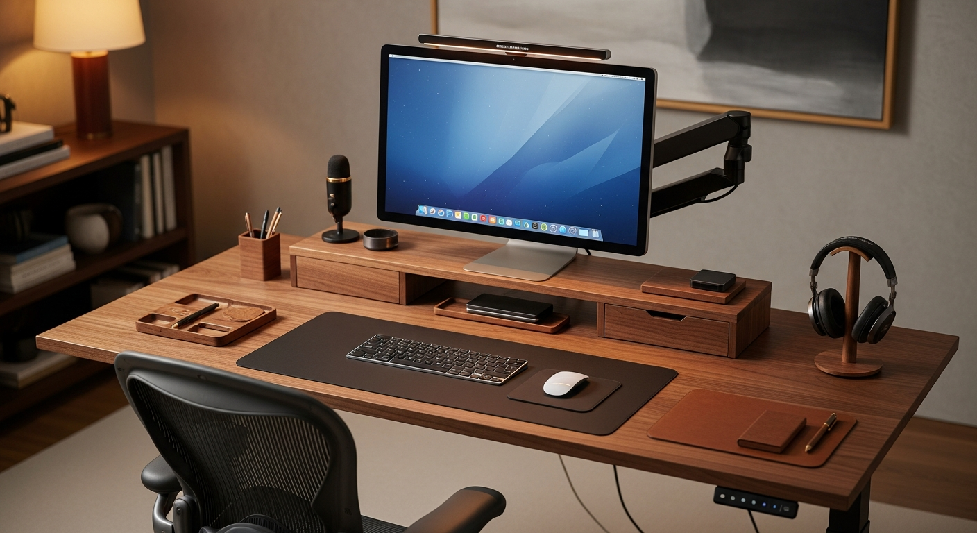 Luxury Desk Setup: No-Compromise Home Office for Professionals