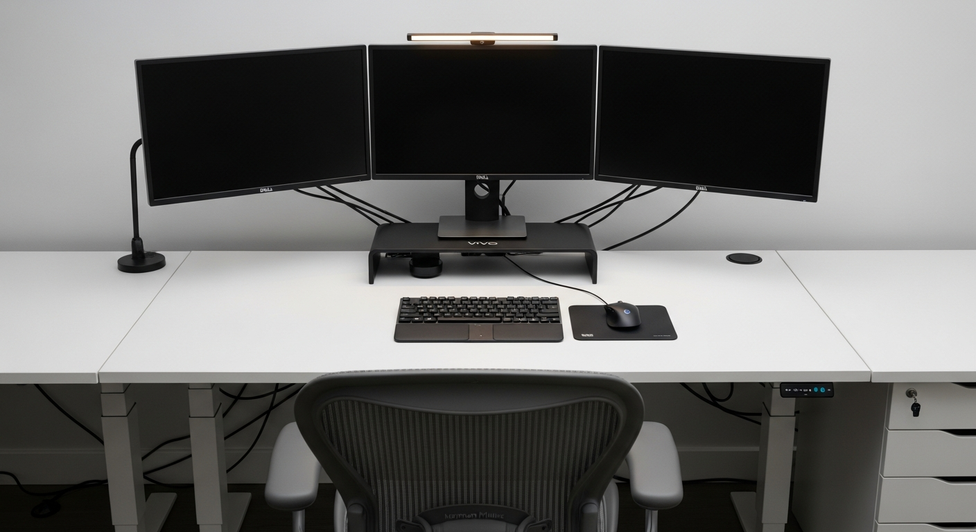 Triple Monitor Trading Desk Setup Under $3,000