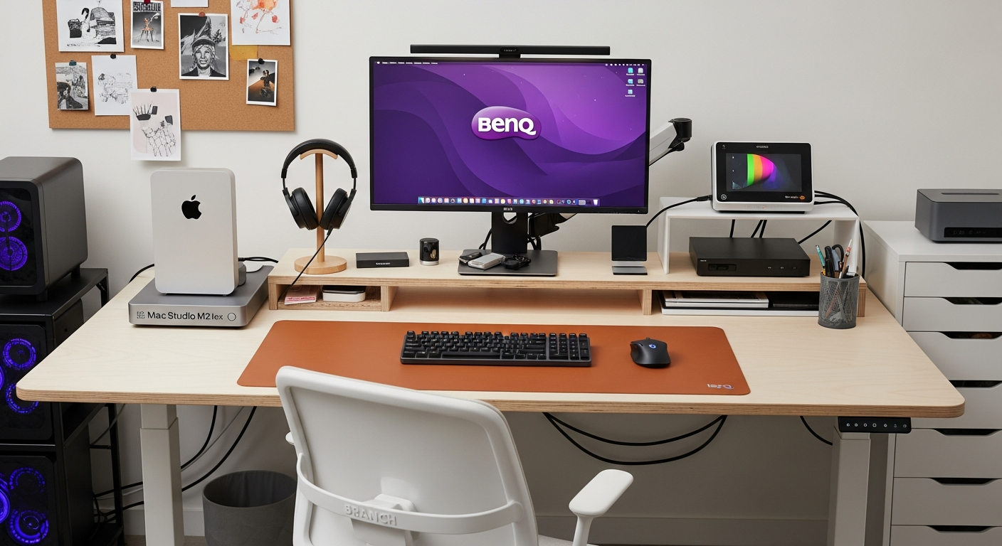 Video Editor Desk Setup: Color Grading, Storage, and Speed